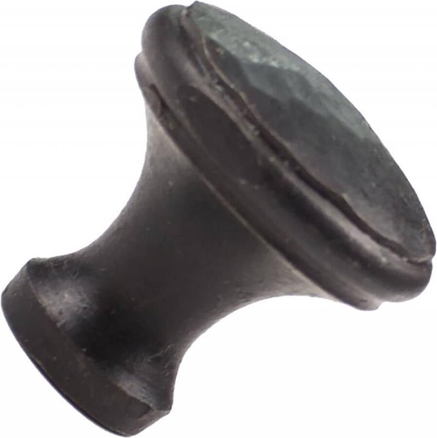 Good in Style Gietijzeren Kastdeurknop Hamerslag Rustieke Knop in Zwart of Brons