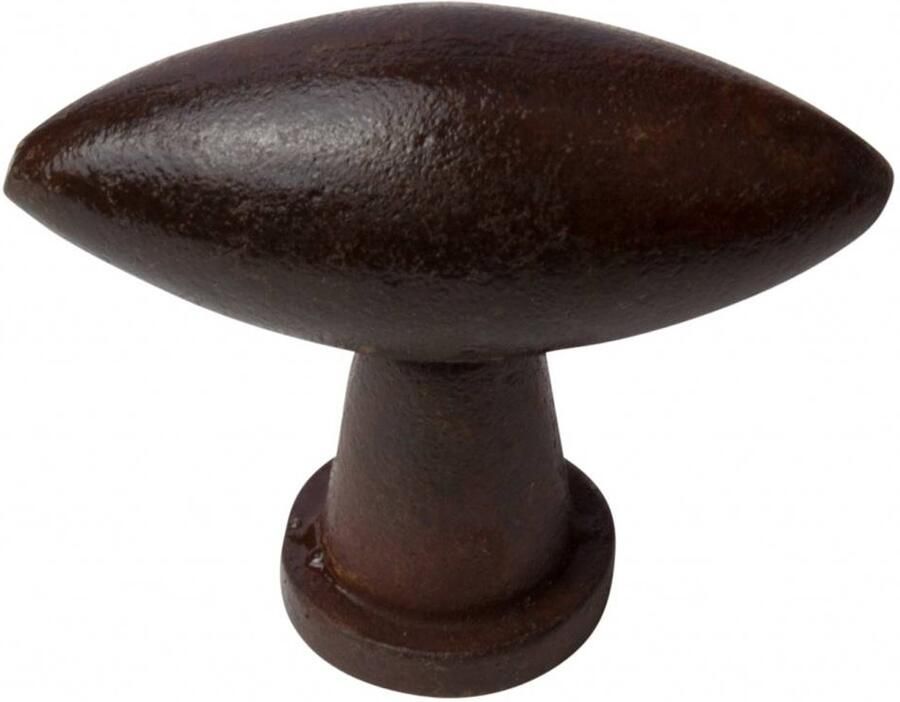 Good in Style Gietijzeren Ovale Kastdeurknop Rustieke Charme voor Jouw Meubels Roest 55mm