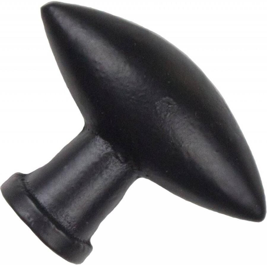 Good in Style Gietijzeren Ovale Kastdeurknop Rustieke Charme voor Jouw Meubels Zwart 46mm