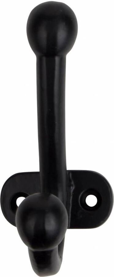 Good in Style Kapstokhaak “Bol” – gietijzer zwart dubbele haak