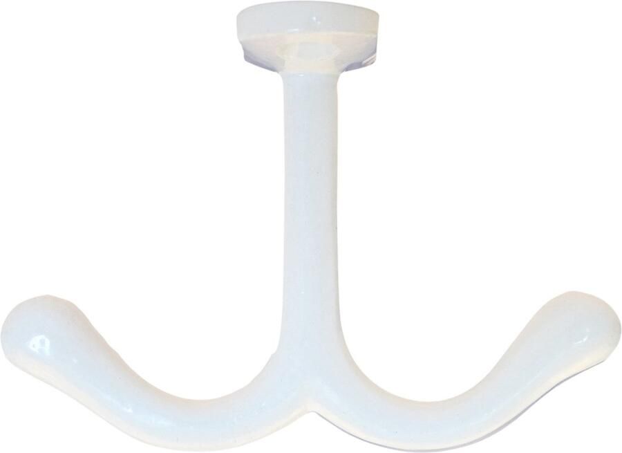 Good in Style Authentieke Nostalgische Kapstokhaak Gietijzeren Haak voor Onder Plank of Balk Wit