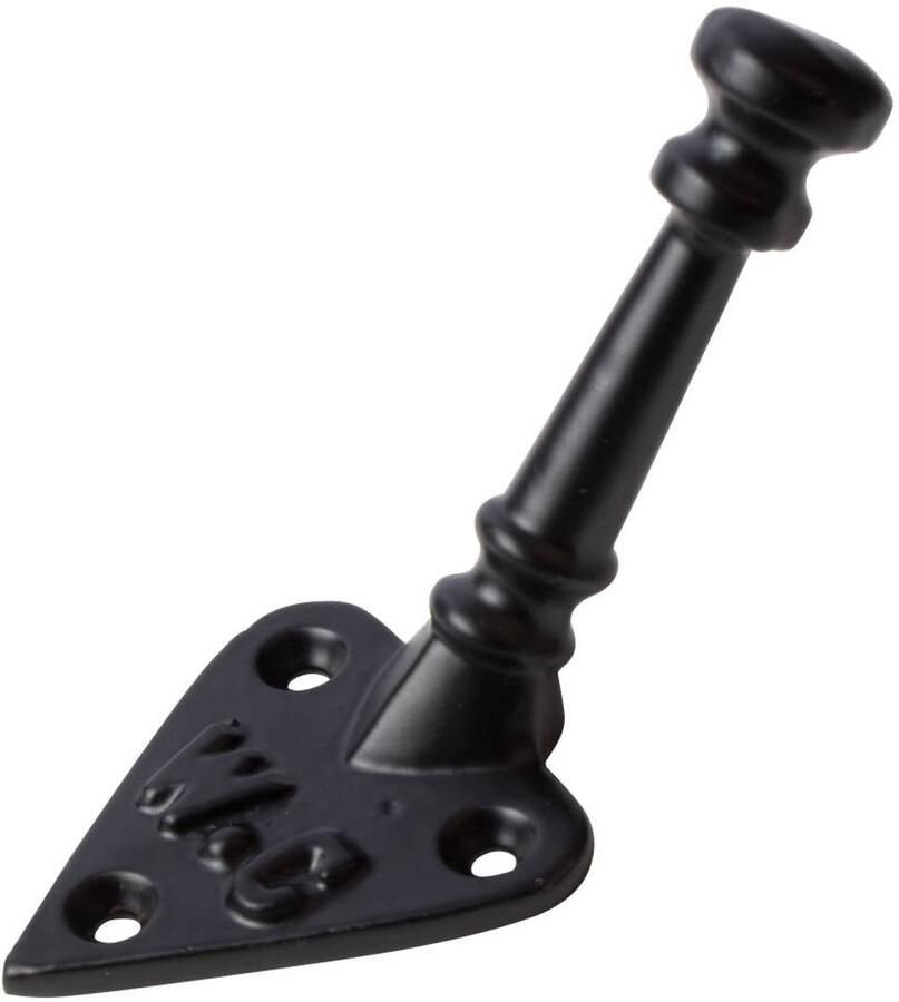 Good in Style Kapstokhaak “WC” – gietijzer (zwart of blank) Blank