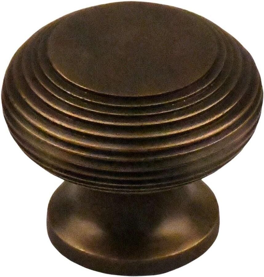 Good in Style Messing Meubelknop Geribbeld Design 38mm