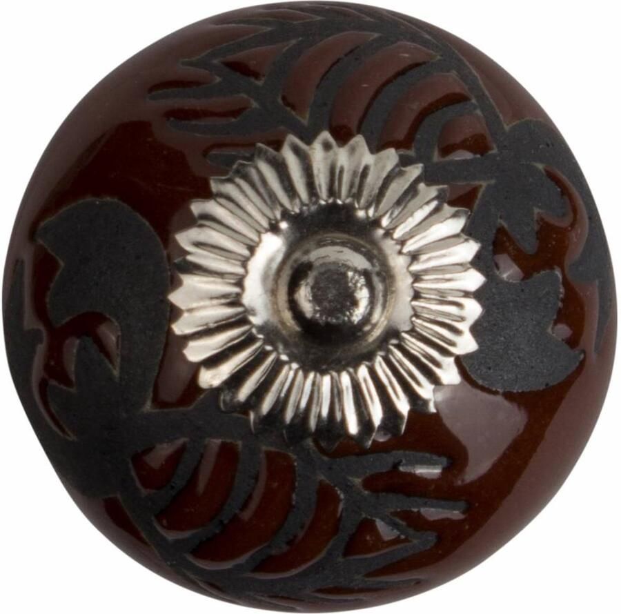 Good in Style Meubelknop 40mm reliëf kreeft bruin zwart