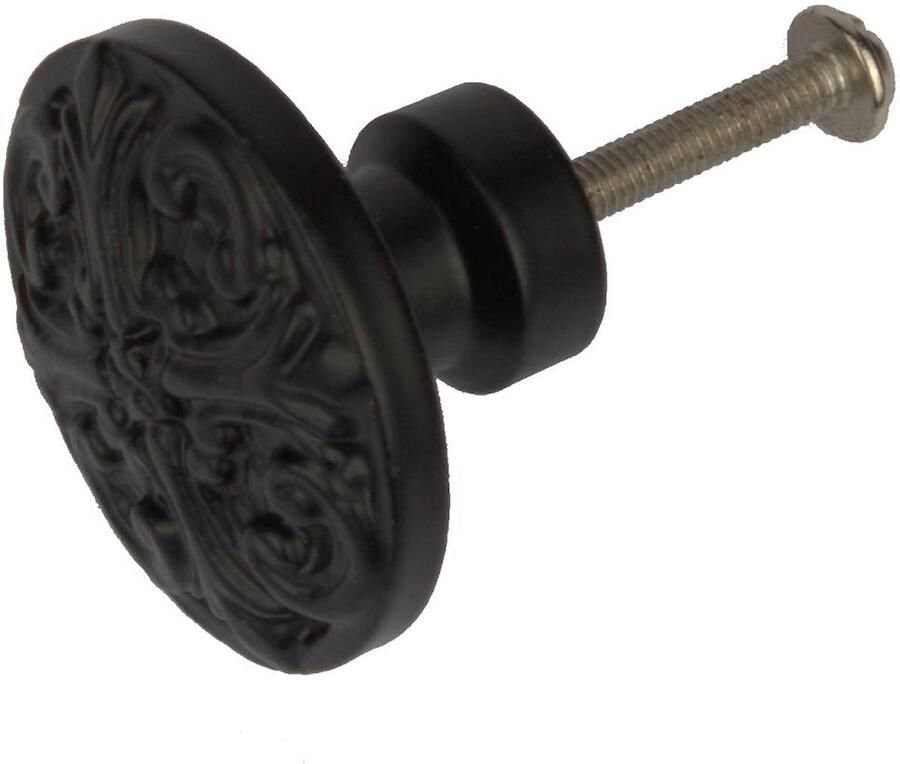 Good in Style Meubelknop Deco Fleur-de-Lis Verfijnde elegantie voor je meubels Roest