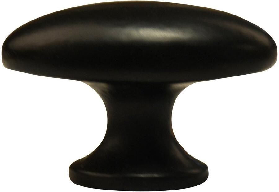 Good in Style Ovale Gietijzeren Kastdeurknop 60 mm Roest