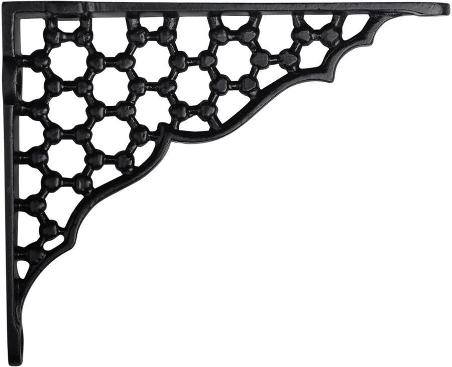 Good in Style Plankdrager Honingraat 151 x 124mm Gedetailleerde Ondersteuning voor Boeken- en CD-rekken Blank