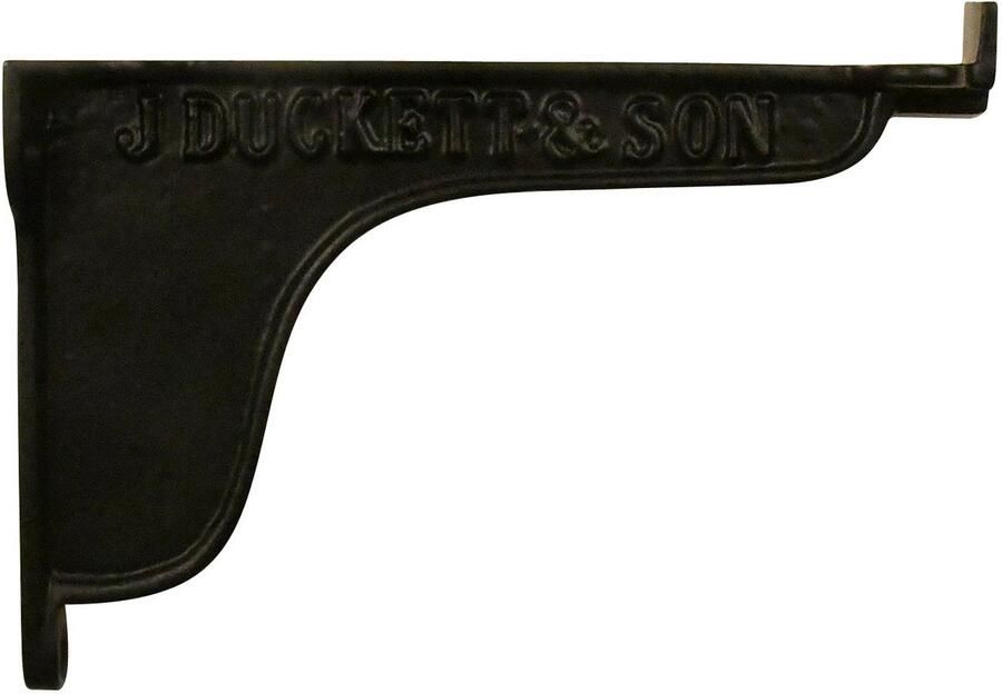 Good in Style Robuuste Plankdrager met Industriële Uitstraling Design J DUCKETT & SON Zwart S