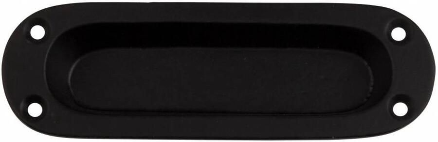 Good in Style Schuifdeurgreep zwart gietijzer ovaal