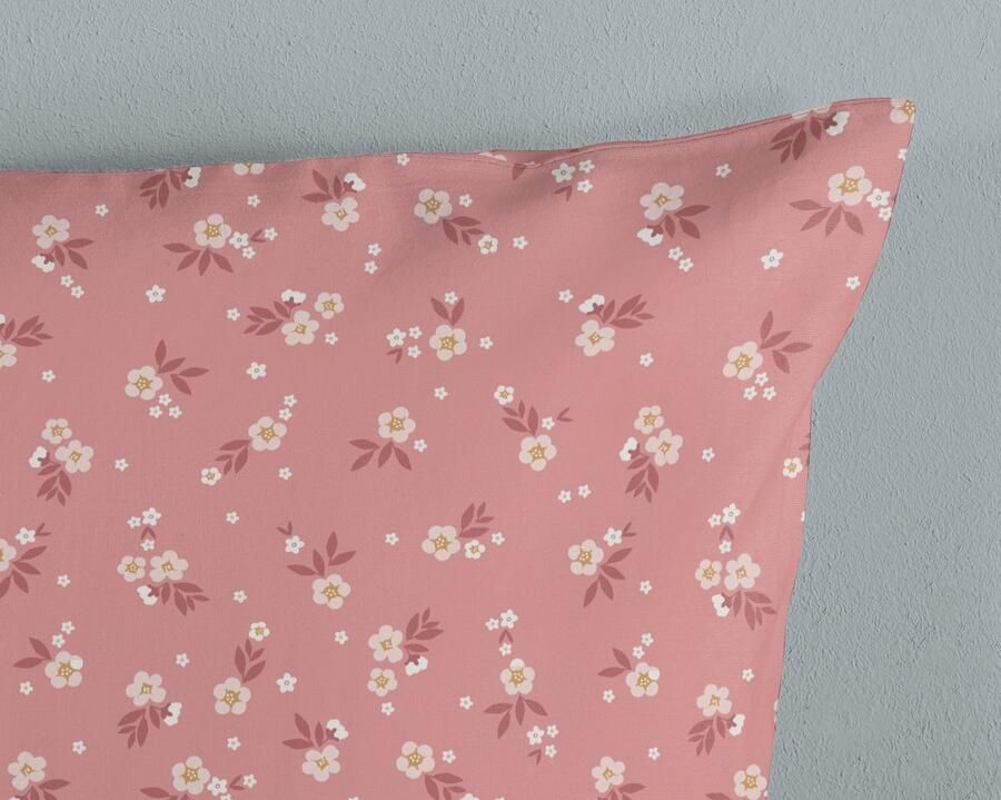 Good Morning Ledikant babydekbedovertrek bambi hert met regenboog Roze (100x135 cm) Katoen - Foto 2