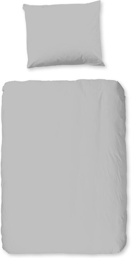 Good Morning Ledikant babydekbedovertrek uni dessin Grijs (100x135 cm) Katoen