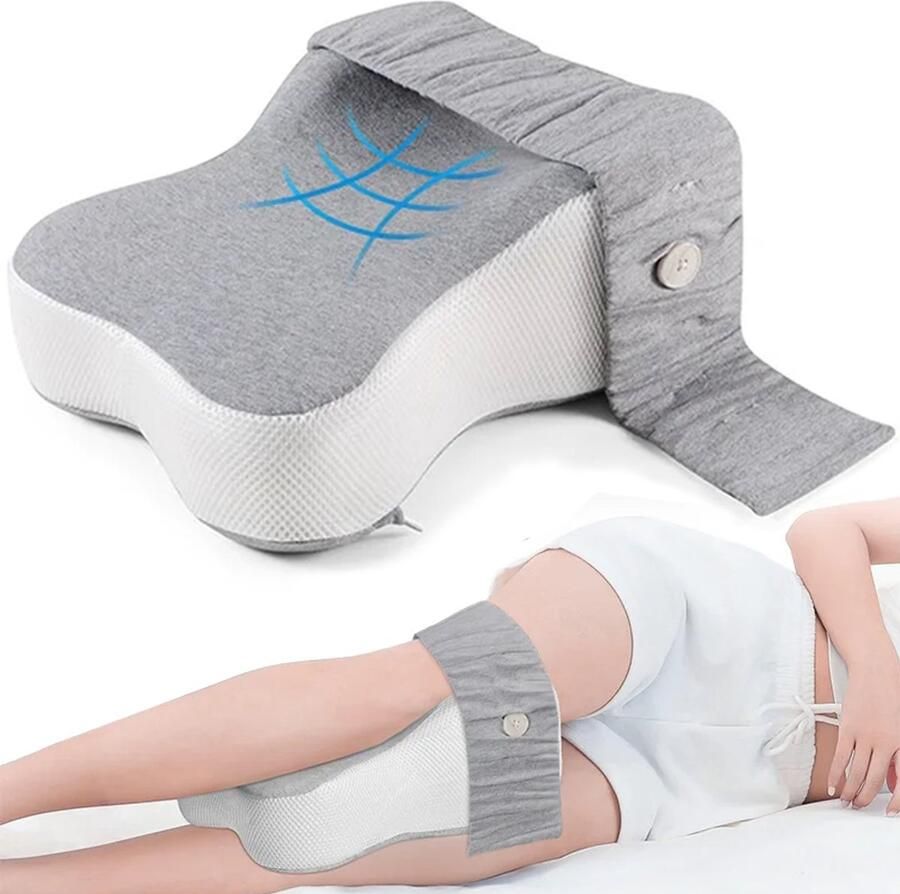 Good4You Kniekussen Voor in Bed – Zijslaapkussen – Beenkussen – Schootkussen – Orthopedisch – Voor Zijslapers