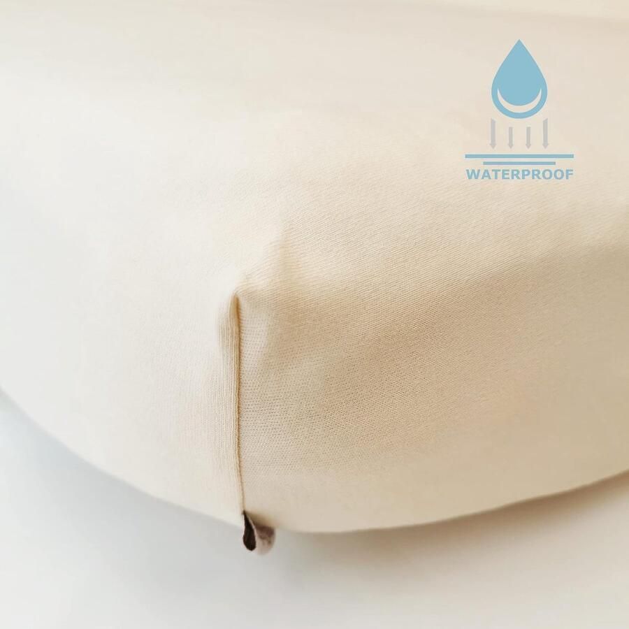 Goodivery 100% Waterdichte Matrasbeschermer van Organisch Katoen voor Babybed Peuterbed en Ledikant