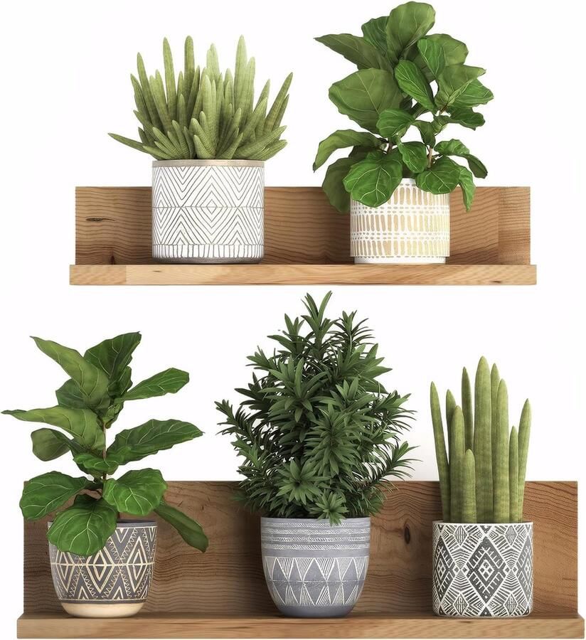 Goodivery 3D Groene Planten Muurstickers voor Slaapkamer Woonkamer Kantoor en Keuken