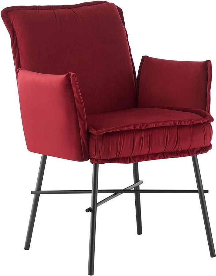 Goodivery Comfortabele Eetkamerstoel in Luxe Fluwelen Afwerking voor Elke Interieurstijl