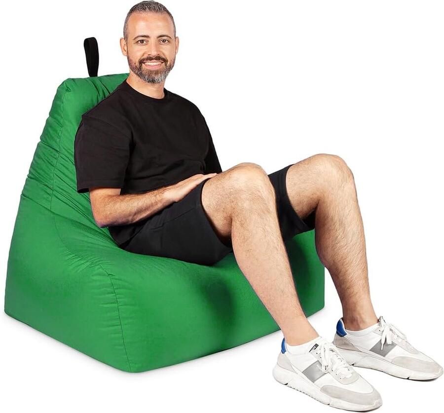 Goodivery Comfortabele Lounge Zitzak Met Multifunctionele Voetensteun Voor Binnen En Buiten