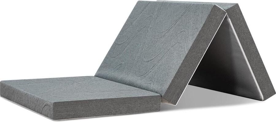Goodivery Comfortabele Opvouwbare Matras met Geheugenschuim voor Reizen en Logeerbedden
