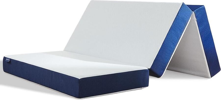 Goodivery Comfortabele Opvouwbare Matras voor Gasten Reizen en Kamperen met Wasbare Hoes