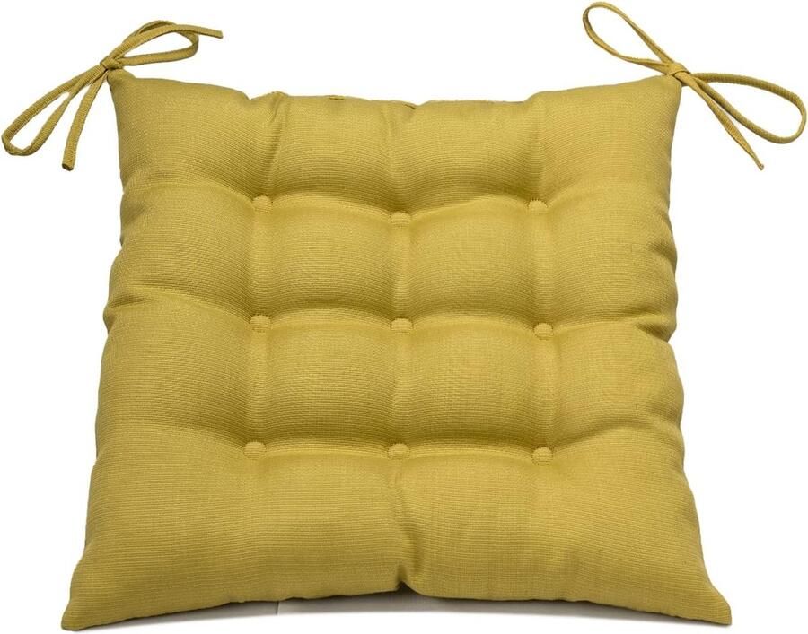 Goodivery Comfortabele Zitkussenset voor Stoelen 40 x 40 x 4 cm Modern Design 4 Stuks