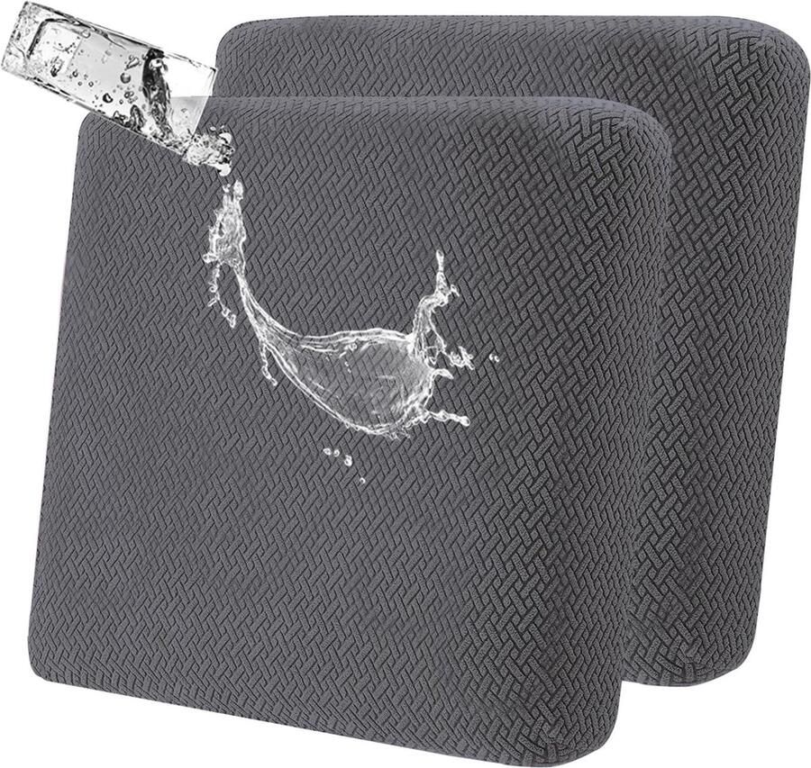 Goodivery Elastische en waterdichte bankhoes voor twee zitplaatsen met volledige bescherming