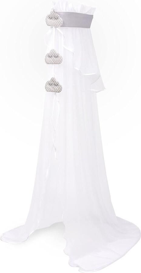 Goodivery Elegant Hemel voor Babybed met Decoratieve Strik voor Slaapkamerdecoratie