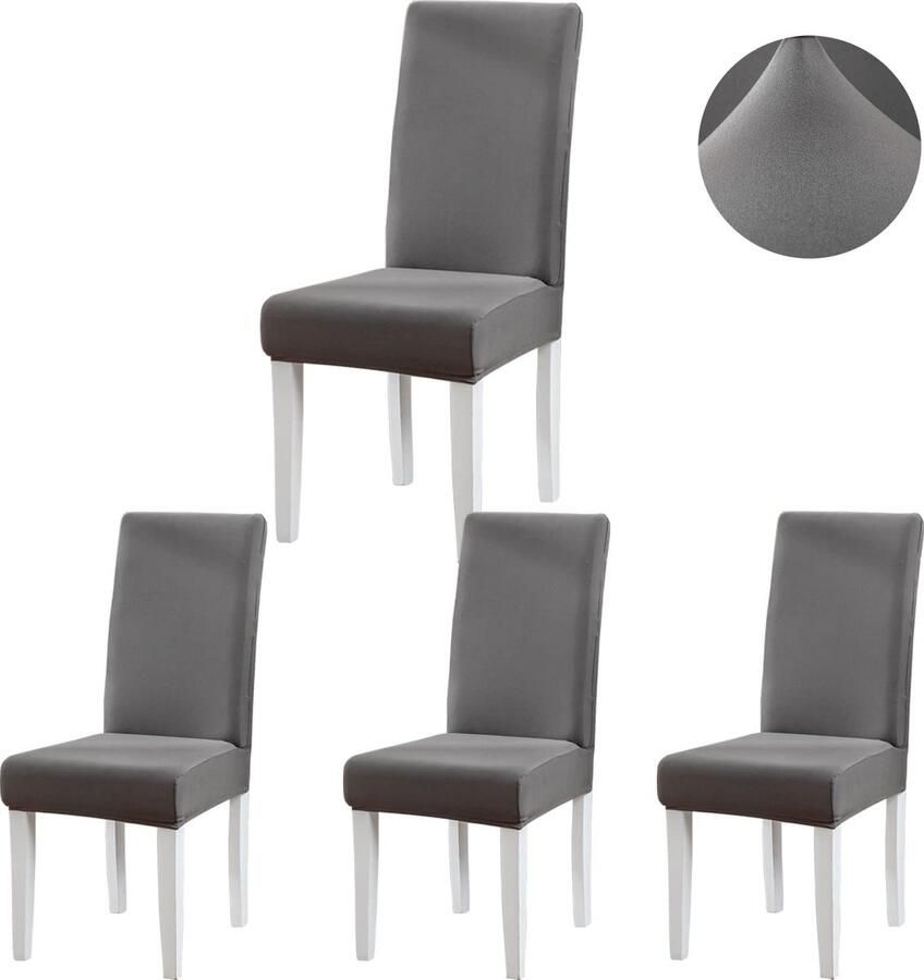 Goodivery Elegante en Veelzijdige Stoelhoezen Set voor Gebruiken in Huis of Hotel