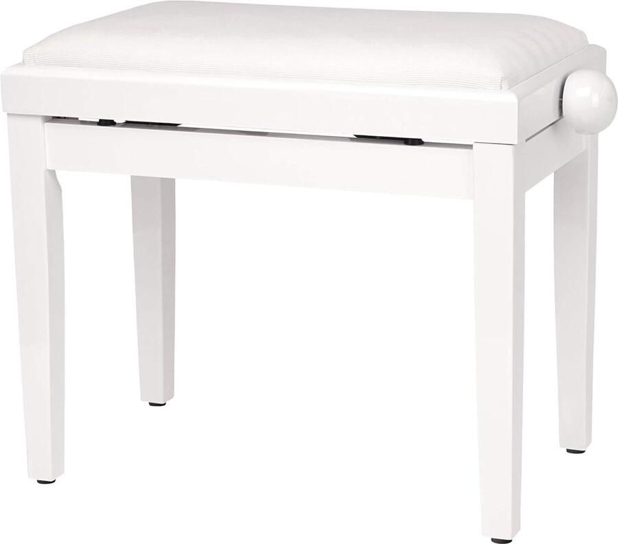 Goodivery Elegante Verstelbare Pianobank met Hoogglans Afwerking en Comfortabele Zitting