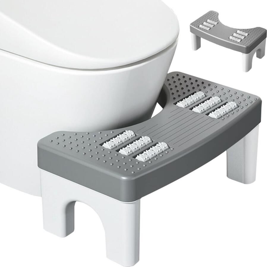Goodivery Ergonomische en draagbare toiletkruk voor comfortabel toiletgebruik