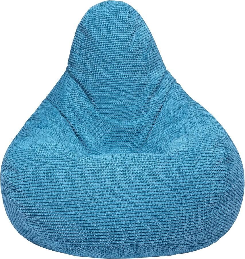 Goodivery Ergonomische Hoge Rugleuning Zitzak Voor Volwassenen Met Comfortabele Corduroy Bekleding