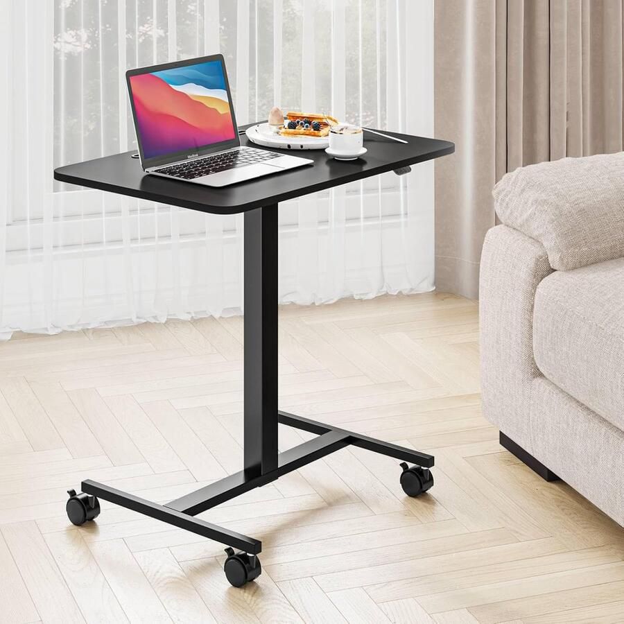 Goodivery Ergonomische Verstelbare Mobiele Bureau met Wielen voor Gezond Werken