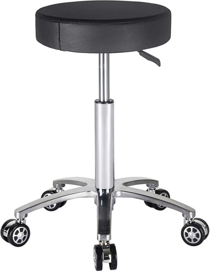 Goodivery Ergonomische Zwenkkruk Met Verstelbare Hoogte En Wielen Voor Multifunctioneel Gebruik