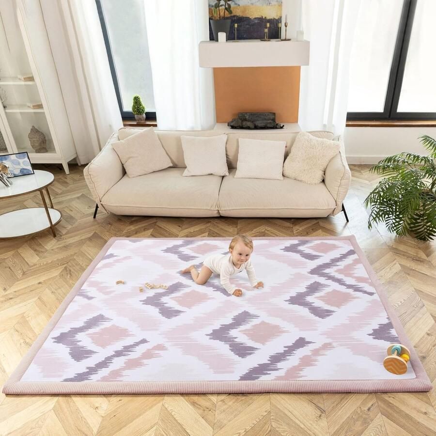 Goodivery Extra Grote Cloud-Zachte Speelmat voor Baby's met Memory Foam 200 x 150 x 2 5 cm