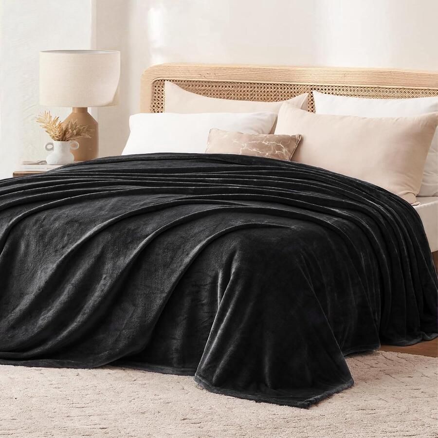 Goodivery Extra Grote Zachte Flanel Deken voor Sofa en Bed 220 x 240 cm