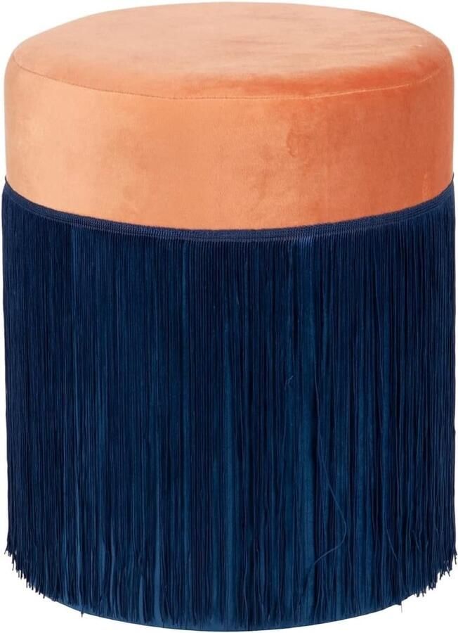 Goodivery Fluweel Zitzak Met Decoratieve Franjes Voor Comfortabele Zitervaring