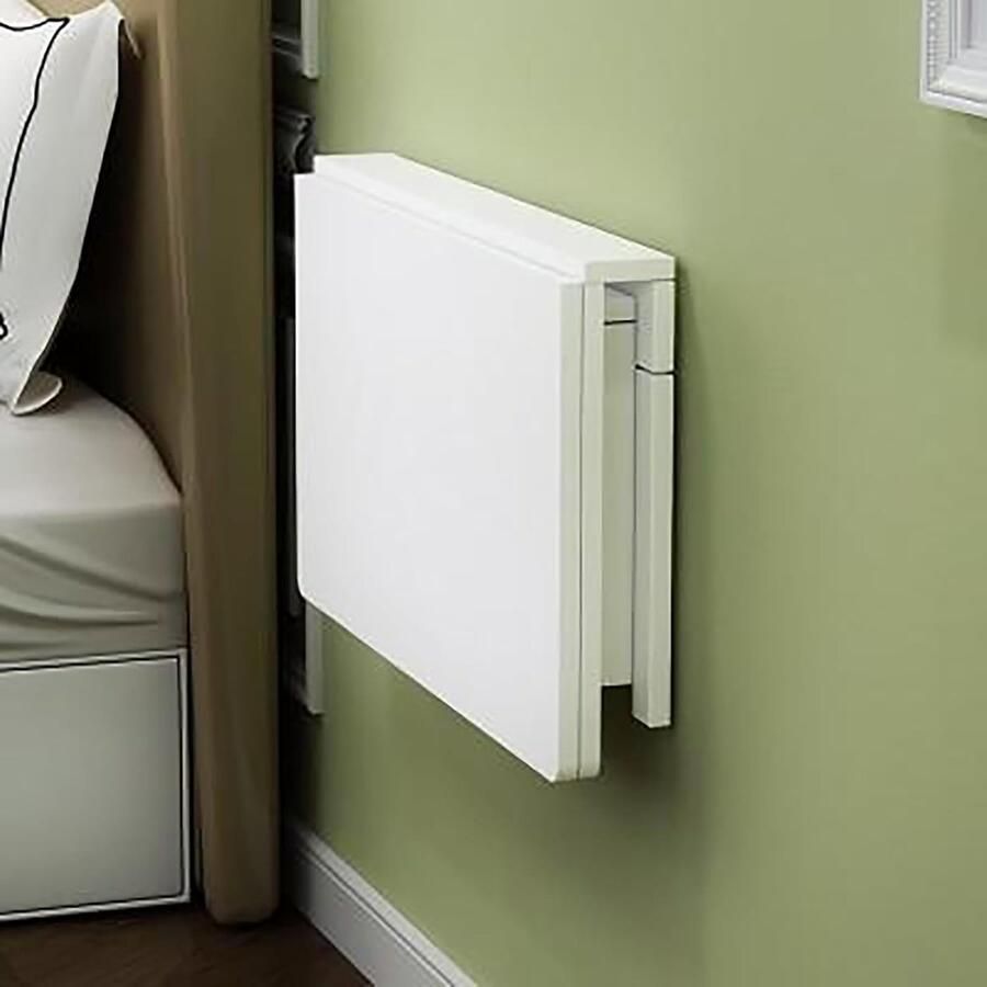 Goodivery Veelzijdig opklapbaar wandbureau Ideaal voor thuiskantoor studeerkamer wasruimte ruimtebesparend en functioneel praktische en stijlvolle oplossing voor kleine ruimtes