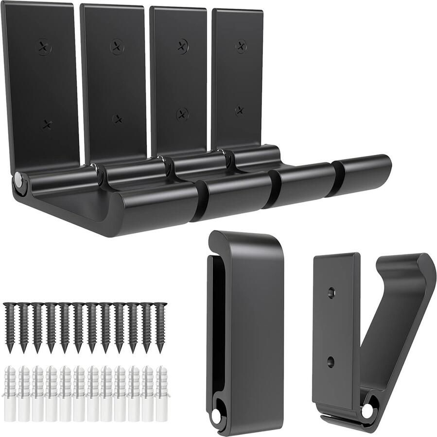 Goodivery Gepersonaliseerde Zwarte Wandhaken van Aluminium voor Toepassingen in Huis en Garage