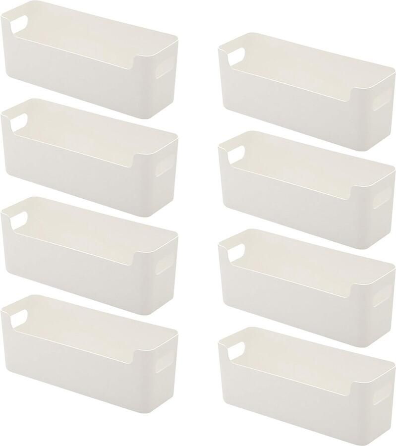 Goodivery Handige Set van 8 Multifunctionele Opbergdozen voor Ruimtes in Huis