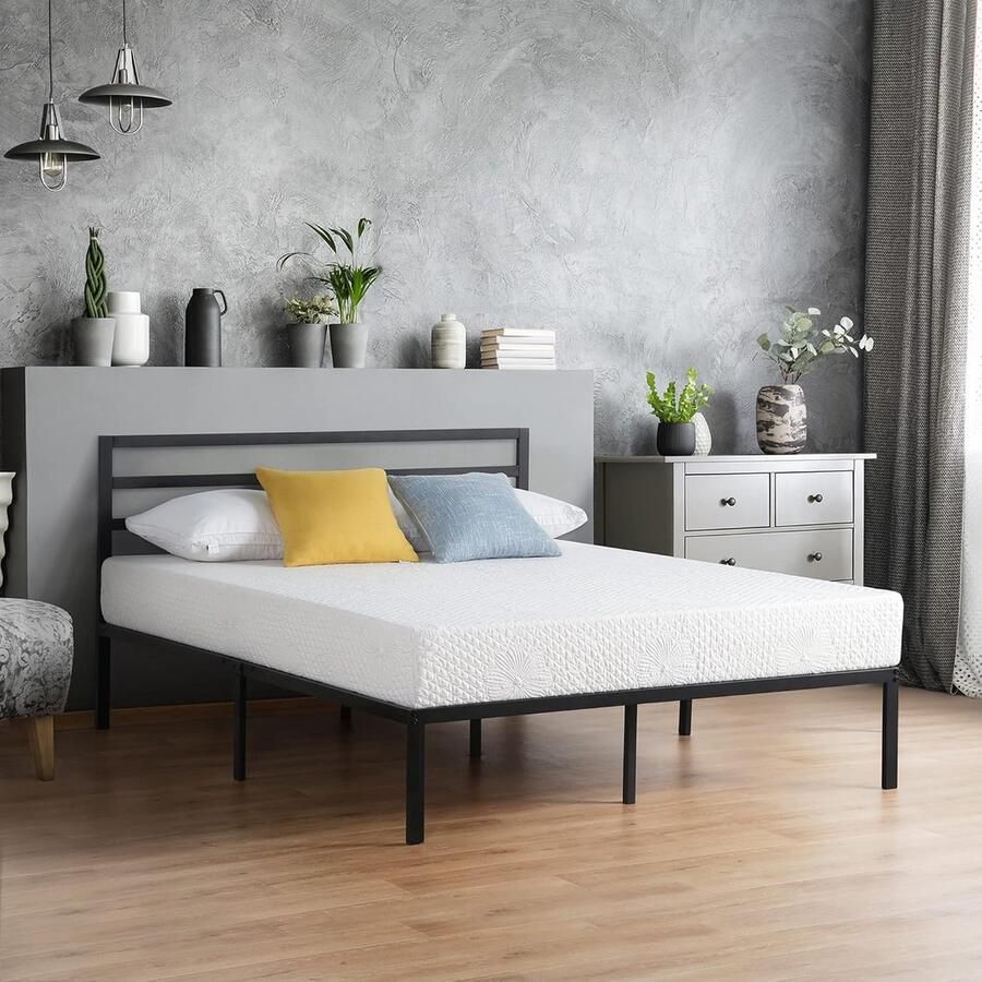 Goodivery Hoogwaardige Comfortabele Traagschuimmatras met Gel voor Optimale Ondersteuning en 140x200 cm