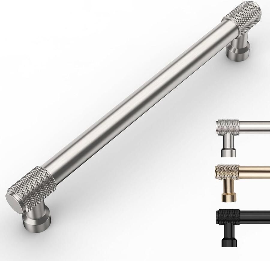 Goodivery Kastgrepen Set van 10 Stuks met Geborsteld Nikkel Afwerking voor Meubels