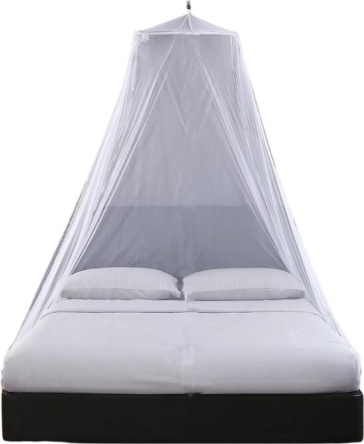 Goodivery Klamboe 2 Persoons Muggennet Bedoverkapping Hangend Muggennet Buiten & Binnen Muggenbescherming Voor Dubbel Bed Enkel Bed Binnen Buiten Wit