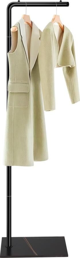 Goodivery Kledingrek van Metaal met Steen Basis voor Stijlvolle Organisatie in Huis en Kantoor