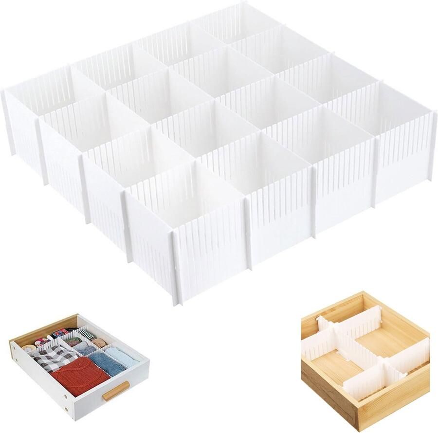 Goodivery Lade-indeling Set van 10 Stuks voor Flexibele en Georganiseerde Opbergruimte in Huis en Kantoor