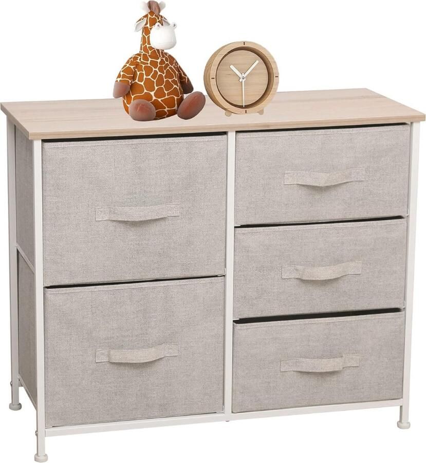 Goodivery Ladekast Laden Kastje Beige 85 x 30 x 70 cm