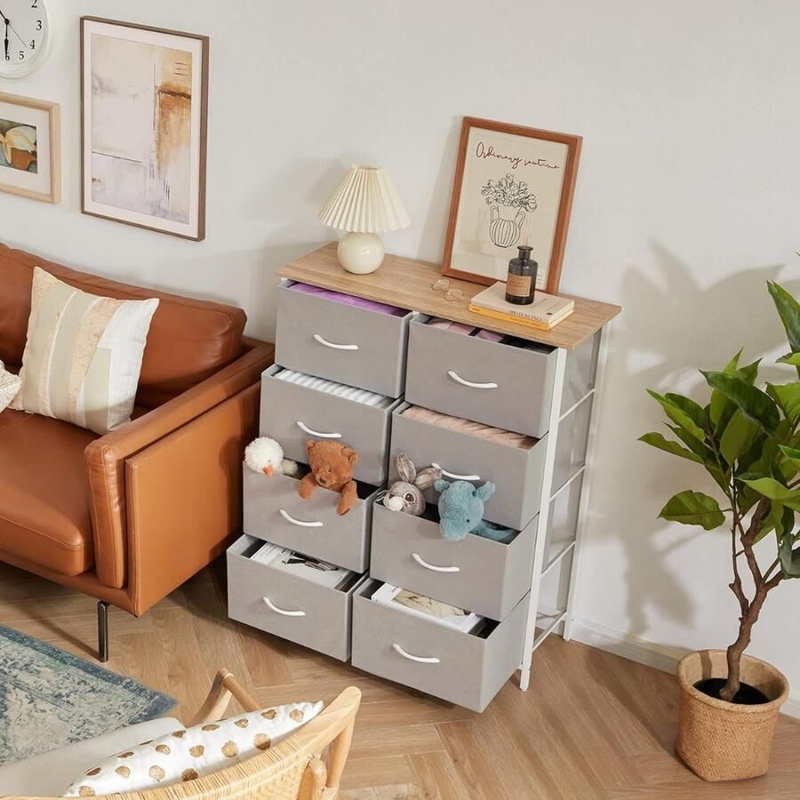 Goodivery Ladekast Ladenkast Ladekasten Opslag Kantoororganisatie Lichtgrijs 80 cm x 30 cm x 95 3 cm