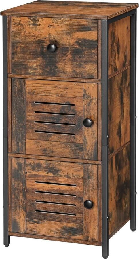 Ladekastje Bijzetkastje Commode kast Zijkast met lade Keukenkast met lamellendeur Nachtkastje Woonkamer Slaapkamer Kantoor Hal Ladekastje hout Ladekasten slaapkamer Commode Ladenkastje Hout Metaal