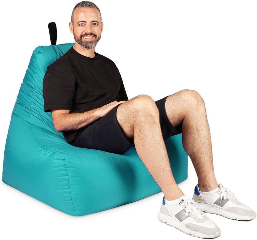 Goodivery Luxe Lounge Stoel en Multifunctionele Poef Set voor Binnen- en Buitengebruik in Kleuren