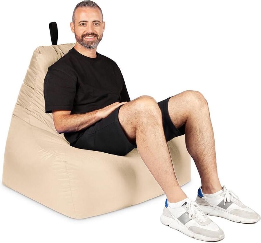 Goodivery Luxe Lounge Stoel en Multifunctionele Poef voor Binnen en Buiten Verkrijgbaar in Kleuren