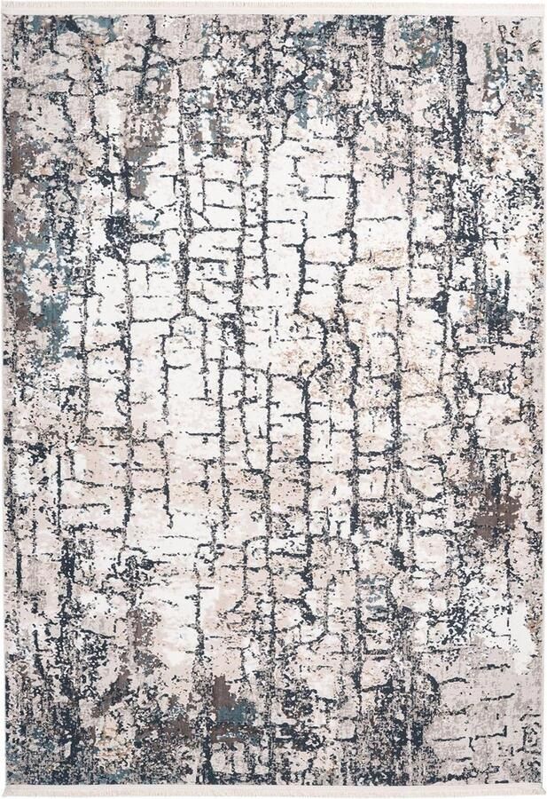 Goodivery Modern en Trendy Vloerkleed met Houtlook in Vintage Pastelkleuren voor Ruimtes