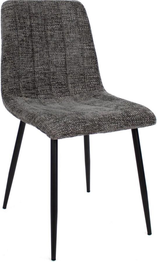 Goodivery Moderne Eetkamerstoel met Zacht Chenille Stof en Stabiel Frame in Meerdere Kleuren