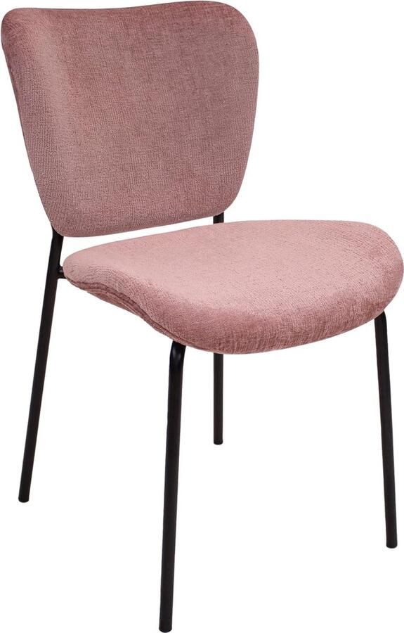 Goodivery Moderne Eetkamerstoel van Hoge Kwaliteit met Zacht Chenille Stof in Kleuren